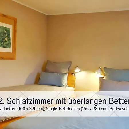 Budde4 Katja - Early Check-in, Extralange Betten 220 Cm, Separates Wc * Sassnitz