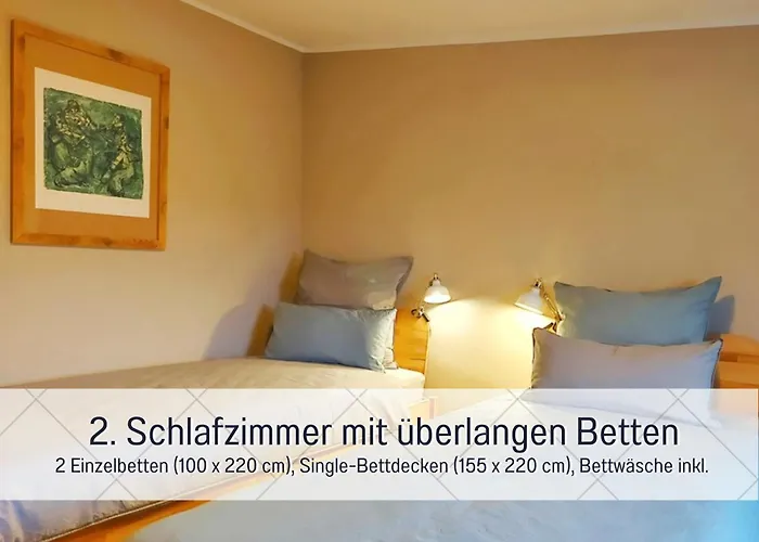 Budde4 Katja - Early Check-in, Extralange Betten 220 Cm, Separates Wc * Sassnitz